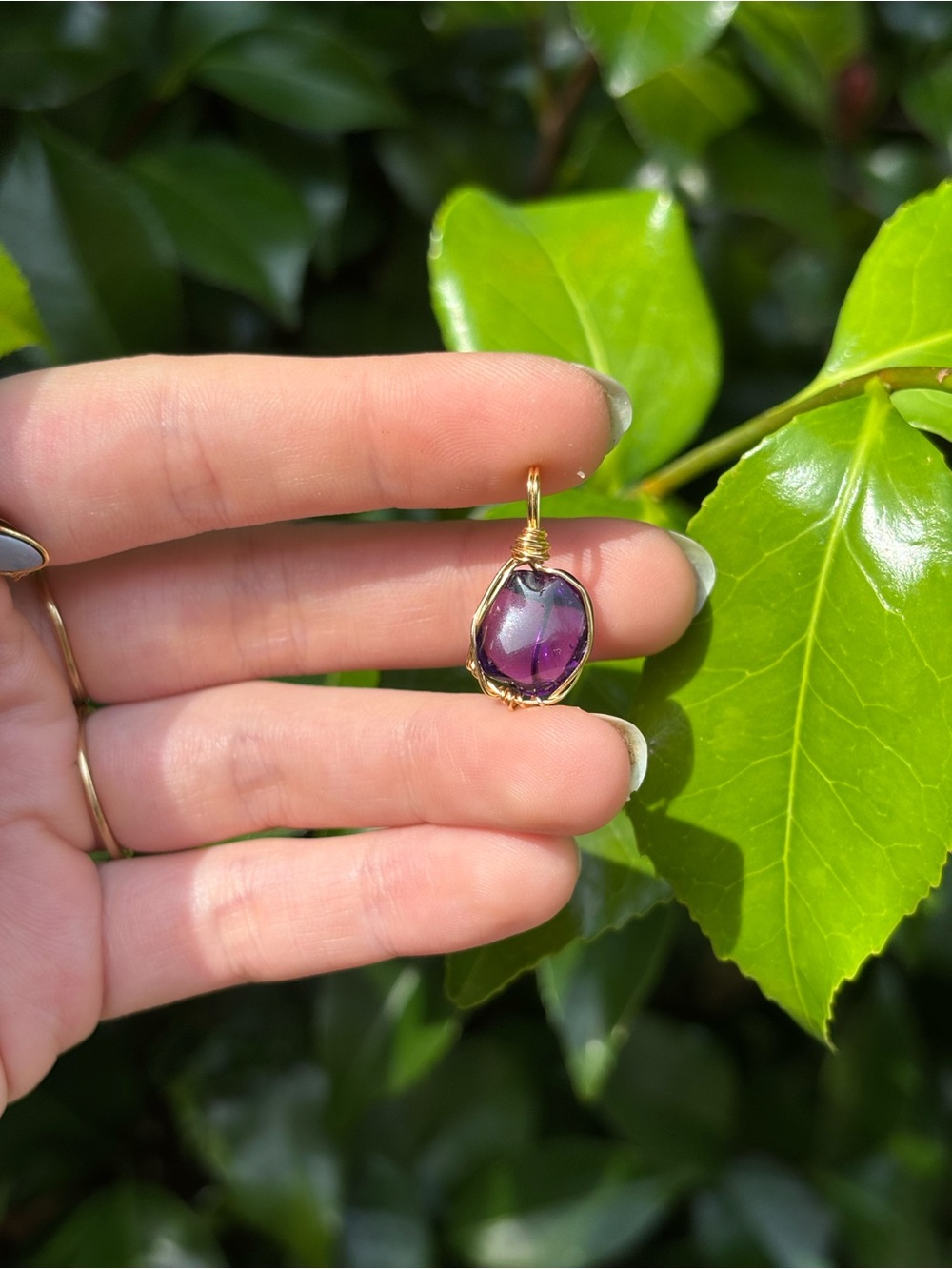 Amethyst pendant - Picture 2 of 3